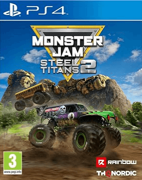 Monster Jam Steel Titans 2 box art for Playstation 4